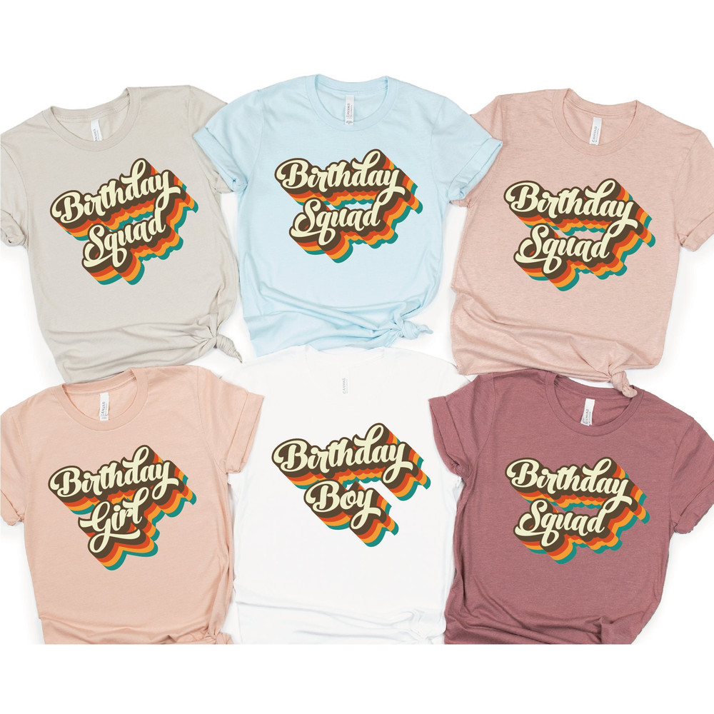 Retro Birthday Family Matching Shirt, Birthday Boy Shirts, Birthday Girl Shirts, Birthday Party Gift, M352.jpg