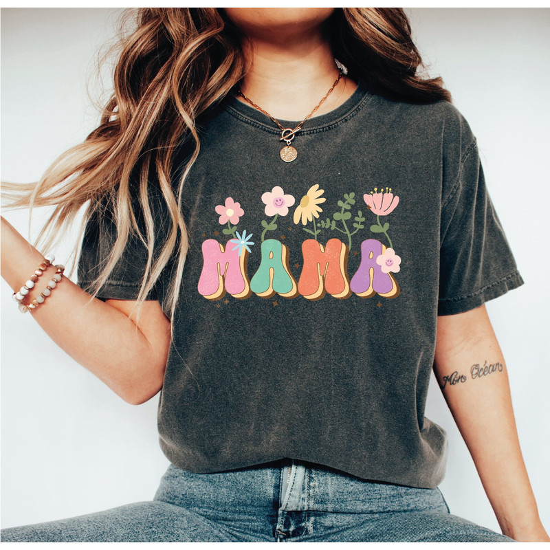 Retro Mama Shirt, Mother Tshirt, Mom Shirts, Gift For Mother, Mother Tee, Mother's Day Shirt, Funny Tshirt, Gift for Women, A279.jpg