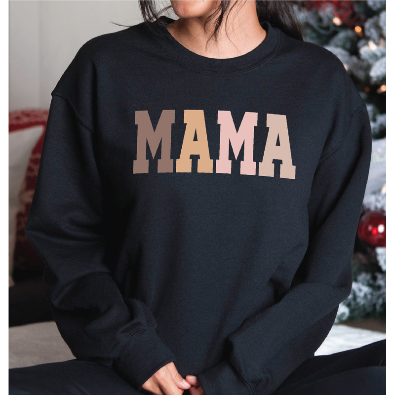 Retro Mama Sweatshirt, Mother Hoodie, Mom Sweater, Gift For Mother, Mother Slevees, Mother's Day Sweatshirt, Gift for Women, A211.jpg
