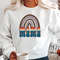 Retro Rainbow Mama Sweatshirt, Mother Hoodie, Mom Sweater, Gift For Mother, Mother Slevees, Mother's Day Sweatshirt, Gift for Women, A314.jpg