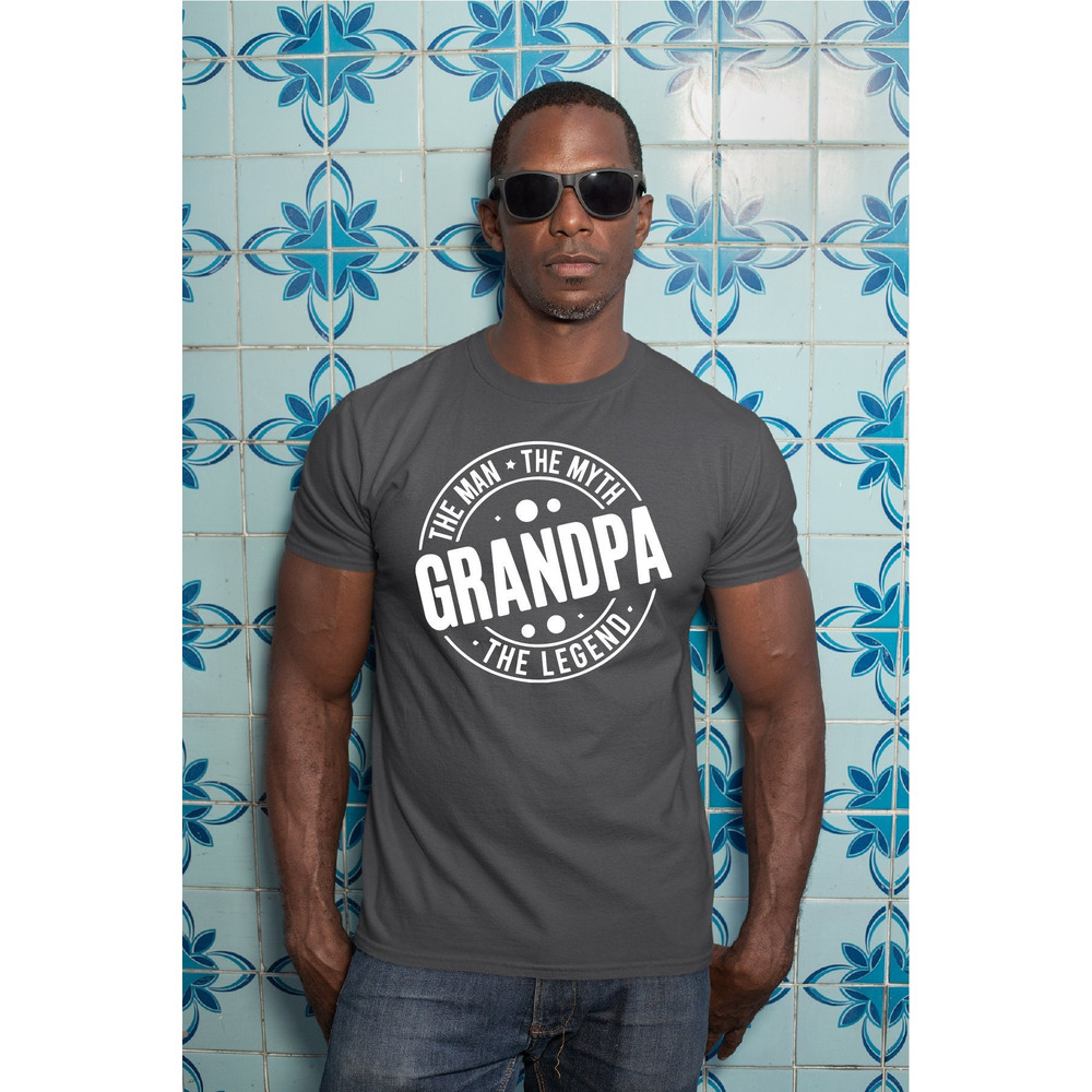 The Man The Myth The Legend Grandpa Tshirt, Father's Day Gift, Grandpa Tee, Father's Day Shirt, A495.jpg