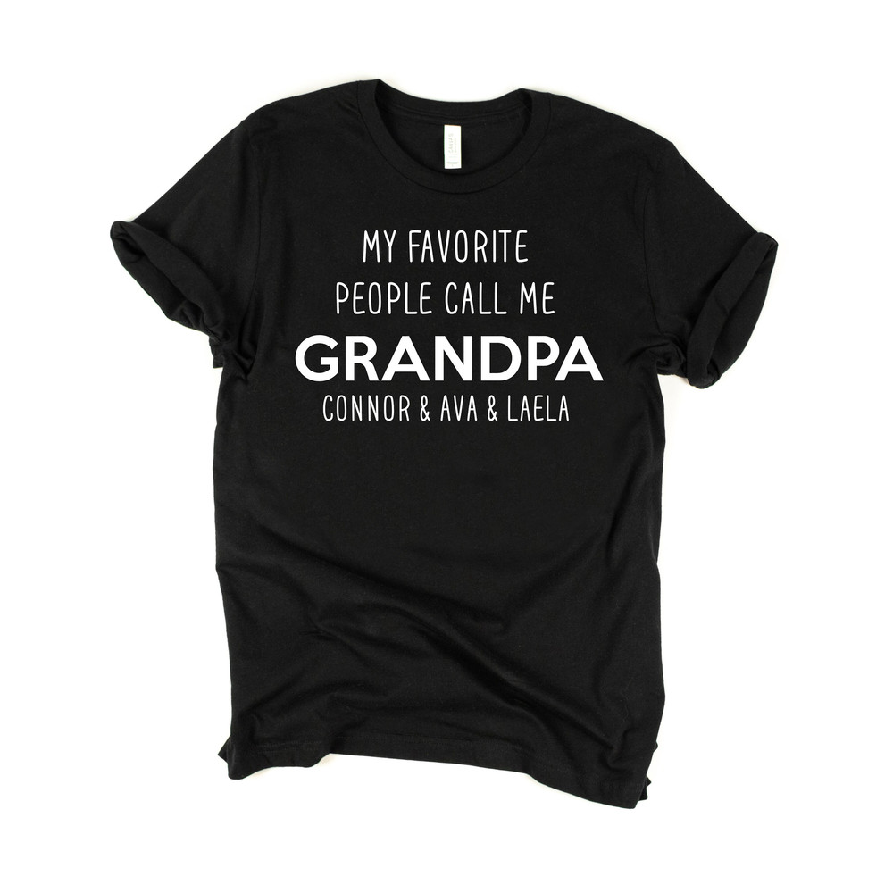 Personalized gift for grandpa, fathers day gift for grandfather, gift from grandkids, fathers day, grandpa shirt, gift for grandpa.jpg