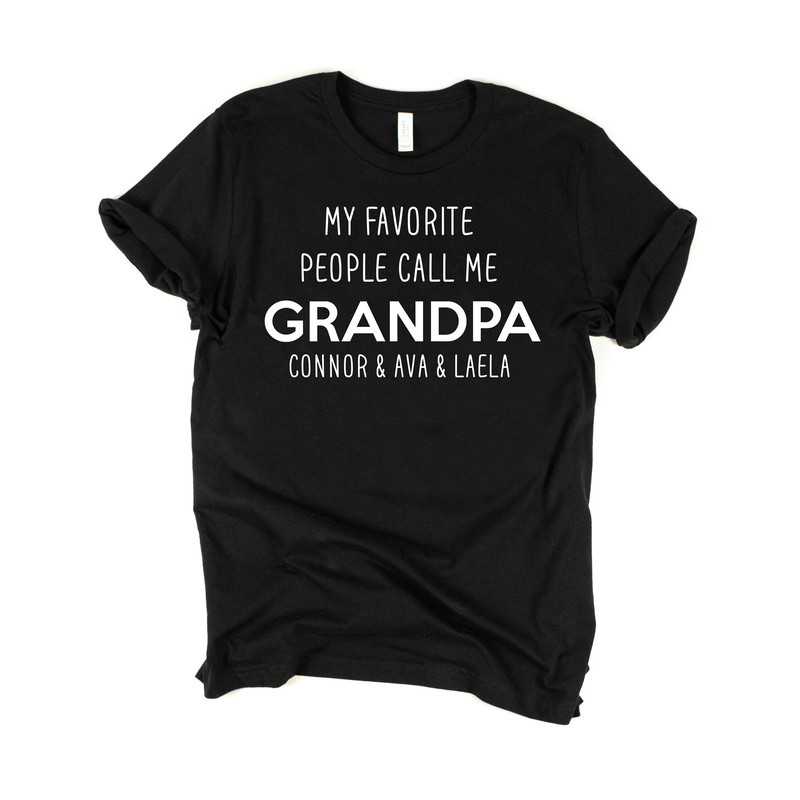 Personalized gift for grandpa, fathers day gift for grandfather, gift from grandkids, fathers day, grandpa shirt, gift for grandpa.jpg