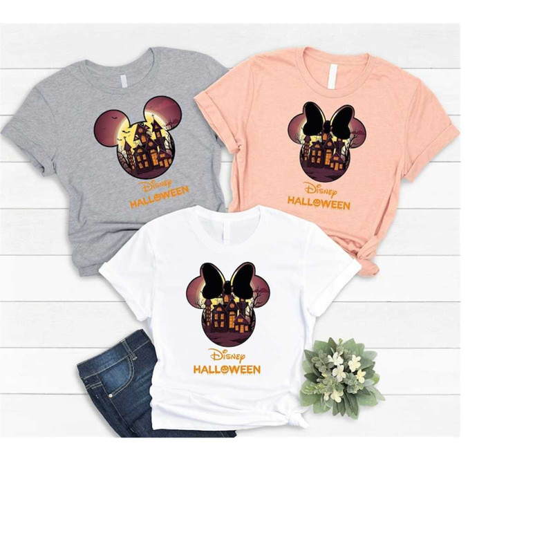 Mickey And Minnie Shirt, Disney Halloween Matching Shirt, Disney Trip Shirt, Gift For Halloween, Disney Couple Shirt, Ha.jpg