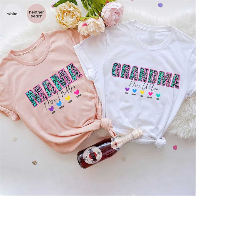 Personalized Mom Shirt, Leopard Mom Shirt, Mom Shirt With Kid Names, Kids Names Mom Shirt, Shirt For Mom, Mom Shirt with.jpg