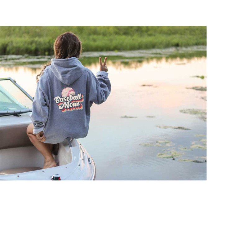 Retro Baseball Mom Hoodie, Vintage Baseball Hoodie, Baseball Player Gifts, Gift For Baseball Lover, Cute Baseball Hoodie.jpg