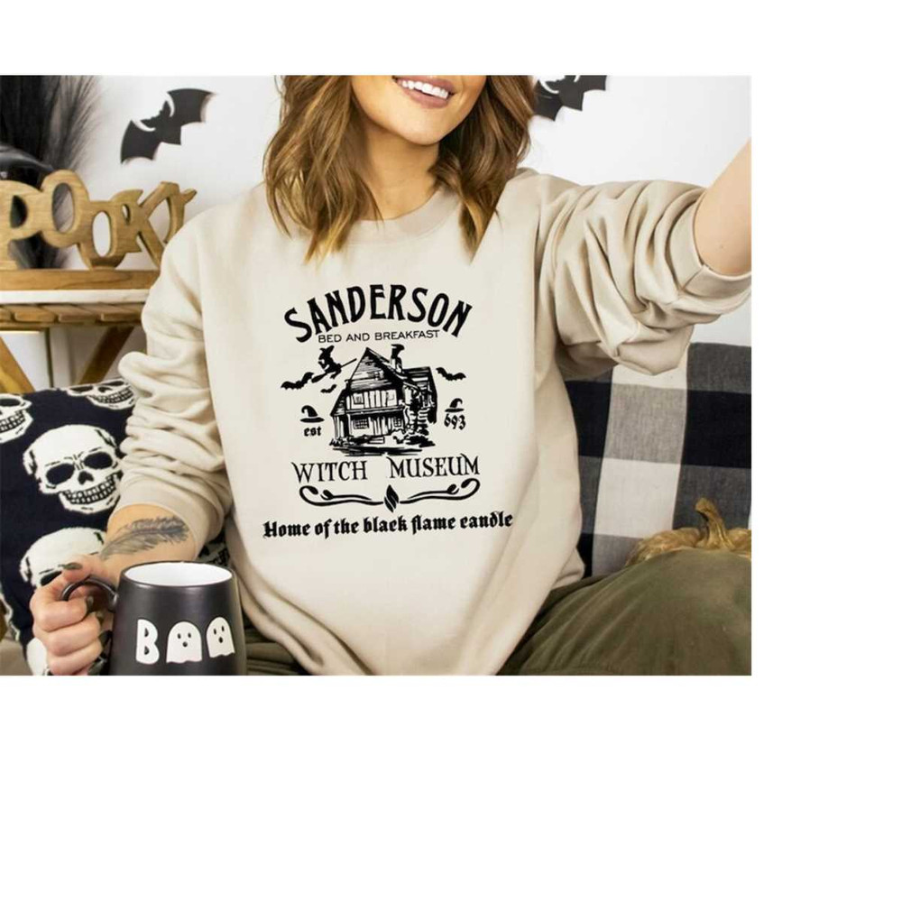 Sanderson Witch Museum Sweatshirt, Sanderson Sisters Shirt, Halloween Witches Sweatshirt, Hocus Pocus T shirt, Witchy Vi.jpg