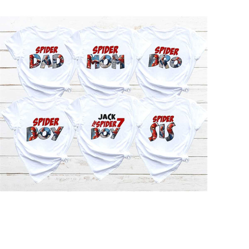 Spider Boy Shirt, Spider Shirts, Spider Mom, Spider Dad, Spider Girl Shirt, Spidey Party Shirts, Spider Family Shirts, S.jpg
