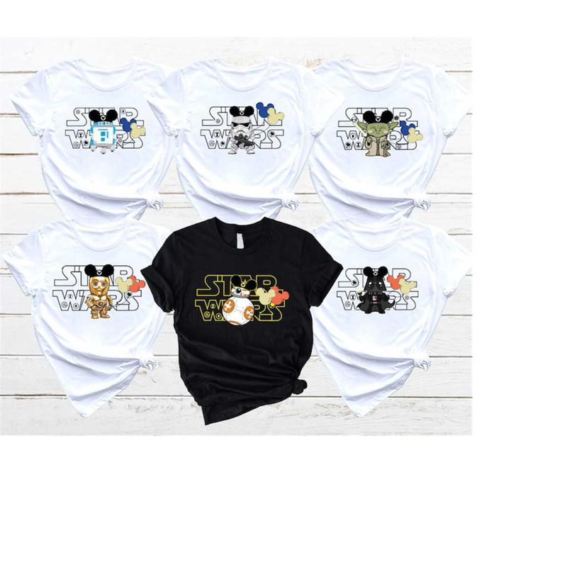 Star Wars Shirt, Disney Star Wars Shirt, Star Wars Character Shirt, Baby Yoda Shirt, Disney Trip Shirts, Star Wars Disne.jpg