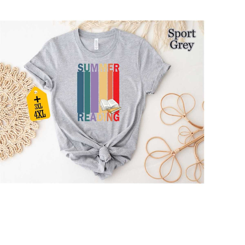 Summer Reading Shirt, Reading Lover Shirt, Book Shirt, Bookworm Shirt, Gift For Book Lover, Summer Shirt, Cute Reading S.jpg