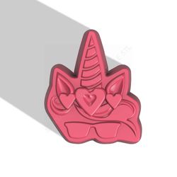 unicorn sunglasses stl file for 3d printing