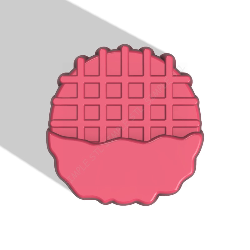 WAFFLE STL FILE for vacuum forming and 3D printing 1.jpg