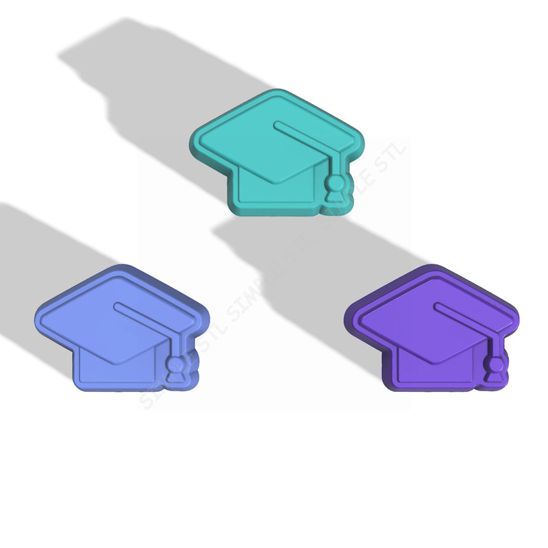 GRADUATION CAP STL FILE for vacuum forming and 3D printing 3.jpg