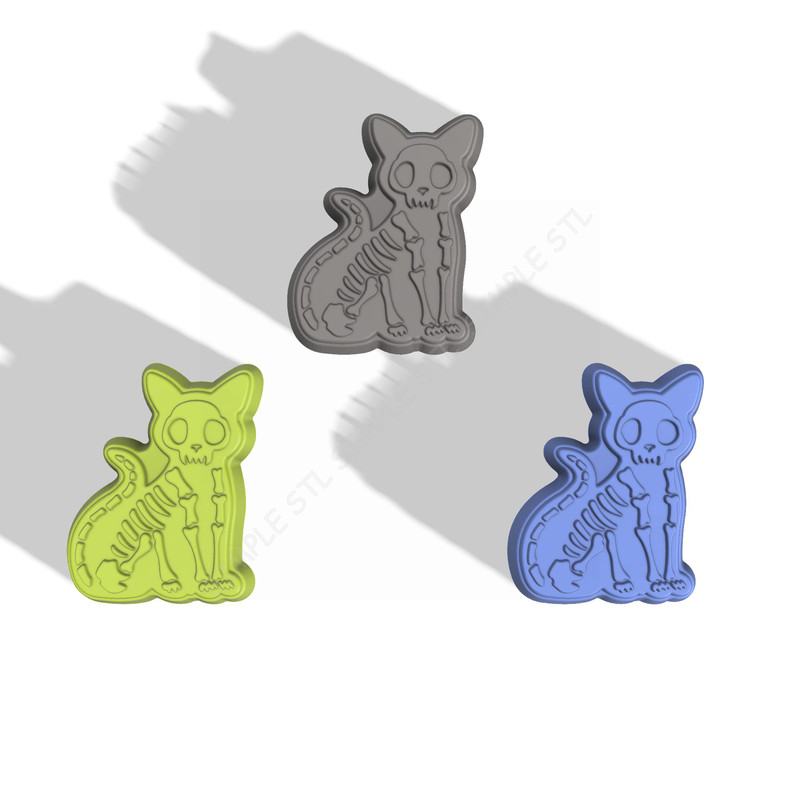 SKELETON CAT STL FILE for vacuum forming and 3D printing 3.jpg