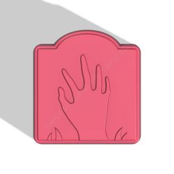 zombie hand stl file for vacuum forming and 3d printing