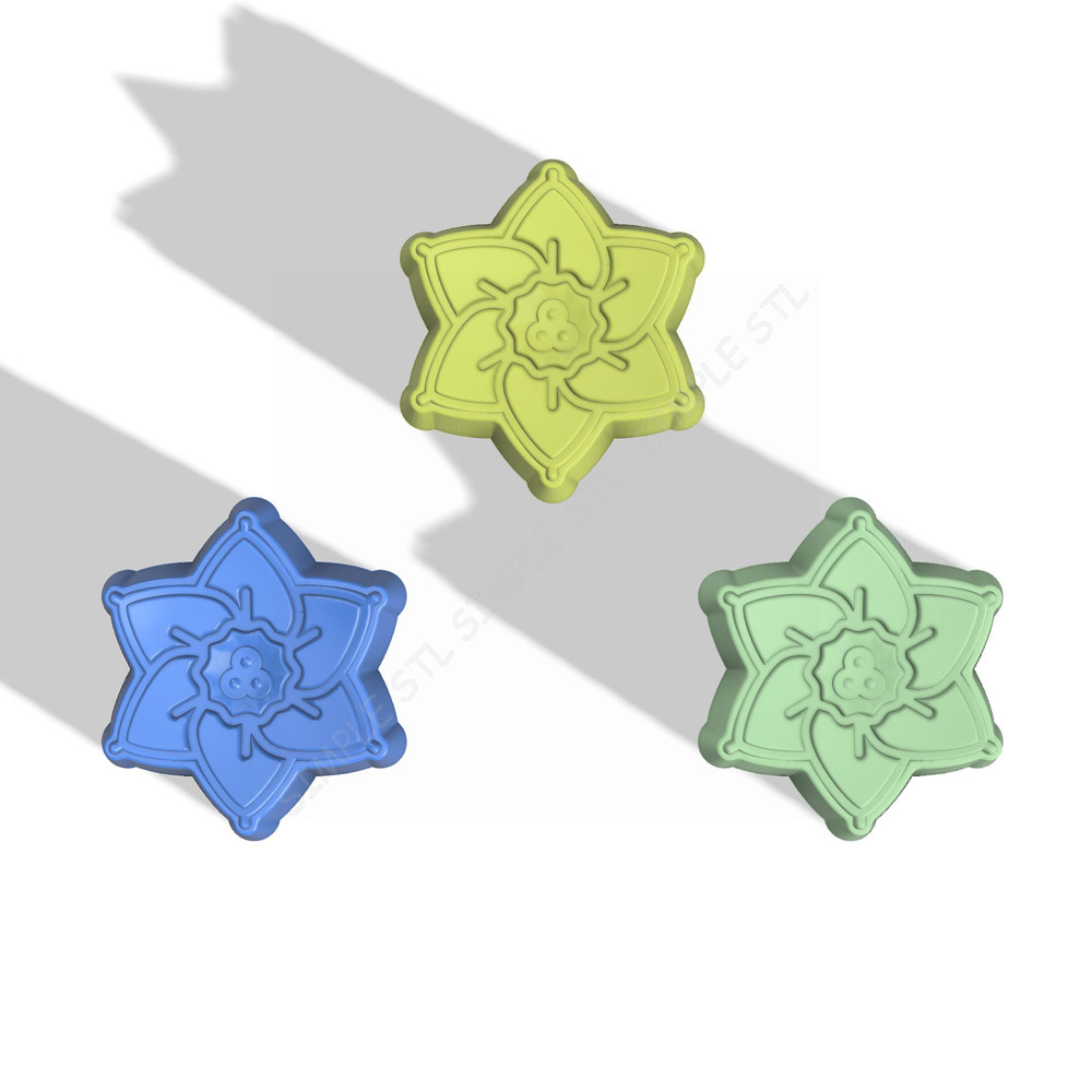 DAFFODIL STL FILE for vacuum forming and 3D printing 3.jpg