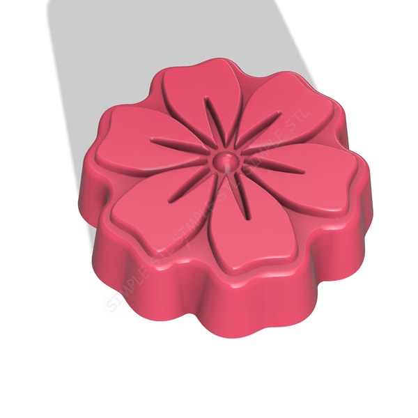 Flower STL FILE for vacuum forming and 3D printing 2 | Inspire Uplift