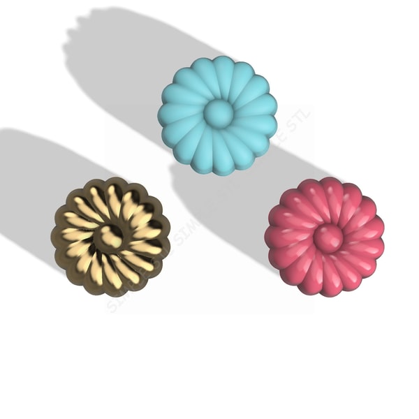 Flower STL FILE for vacuum forming and 3D printing 12 | Inspire Uplift