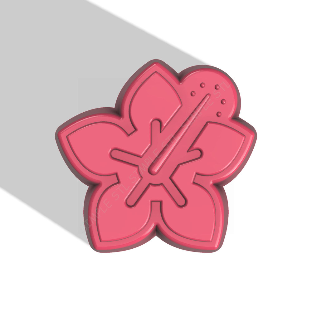 HIBISCUS STL FILE for vacuum forming and 3D printing 1.jpg