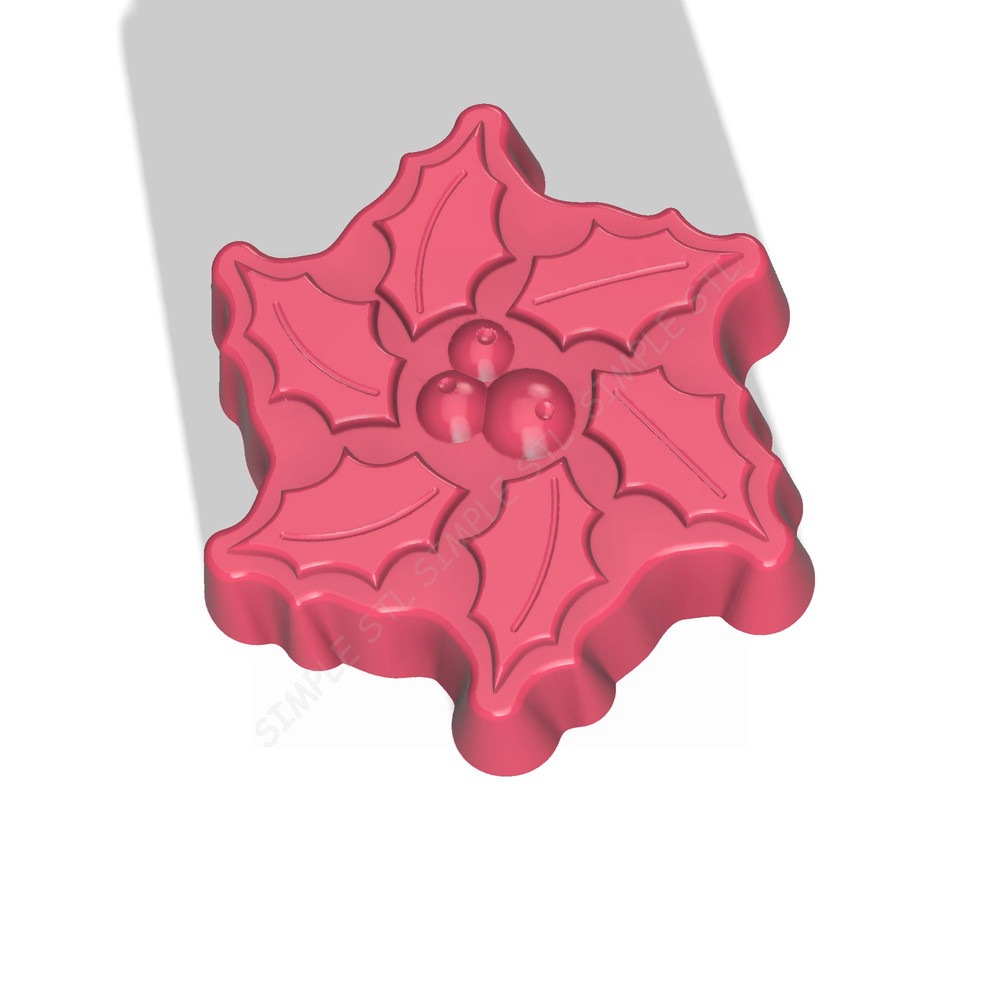 HOLLY AND IVY STL FILE for vacuum forming and 3D printing 2.jpg