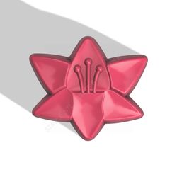 lily flower stl file for vacuum forming and 3d printing