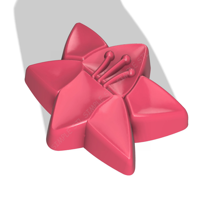 LILY FLOWER STL FILE for vacuum forming and 3D printing 2.jpg