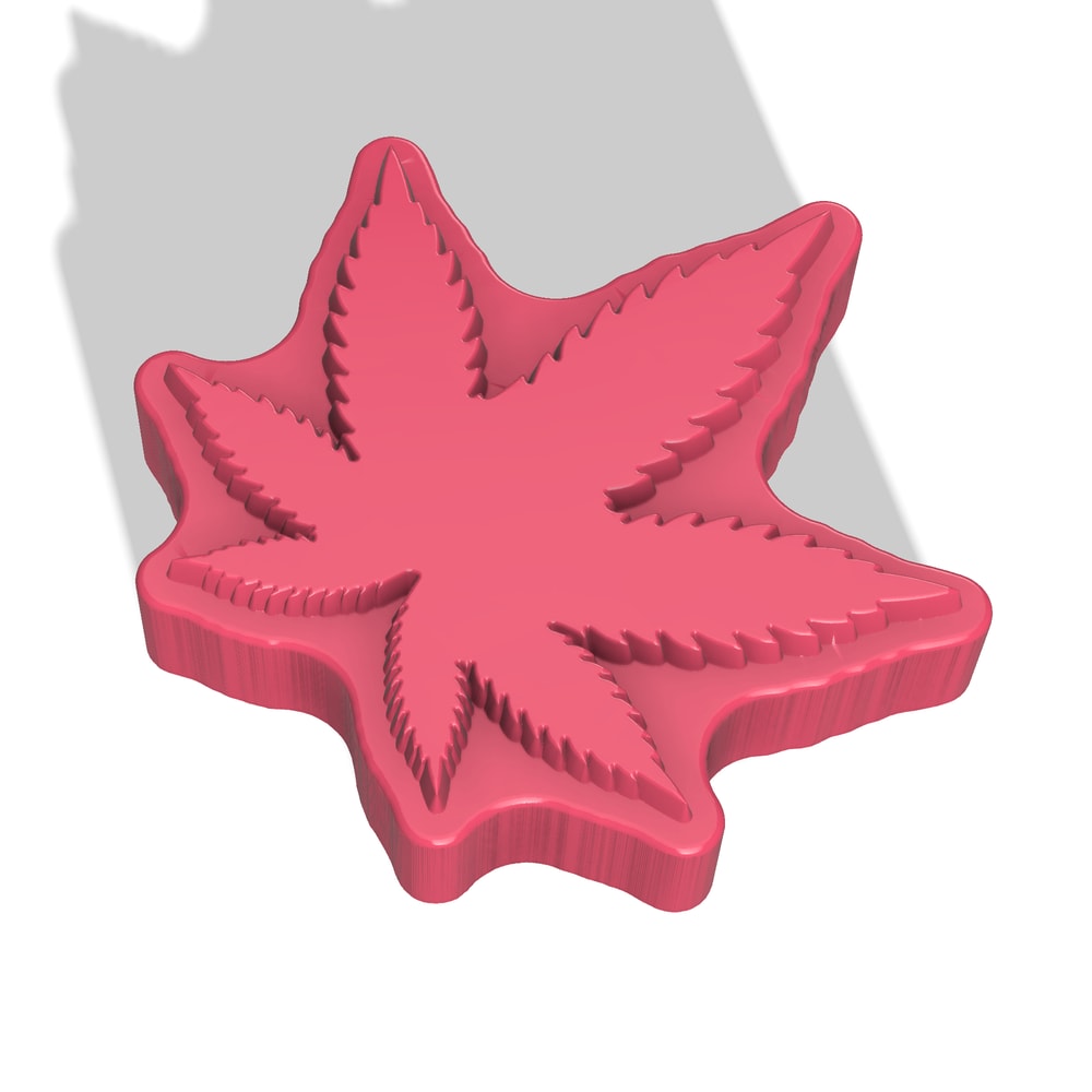 MARIJUANA LEAF STL FILE for vacuum forming and 3D printing 2.png