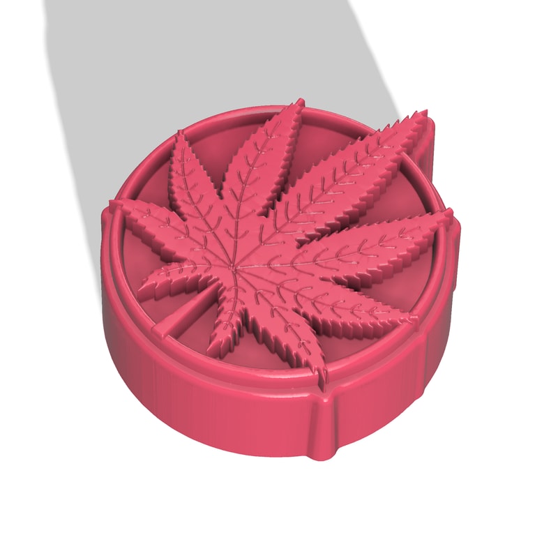 MARIJUANA LEAF STL FILE for vacuum forming and 3D printing 2.png
