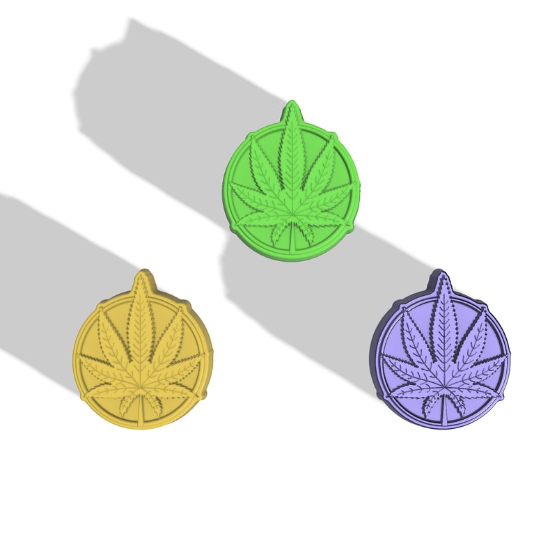 MARIJUANA LEAF STL FILE for vacuum forming and 3D printing 3.png