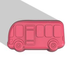 bus stl file for vacuum forming and 3d printing