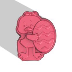 baby chicken stl file for vacuum forming and 3d printing 2