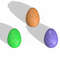 Egg With Stripes And Points STL FILE For Vacuum Forming And 3D Printing 2