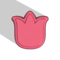 tulip stl file for vacuum forming and 3d printing 1