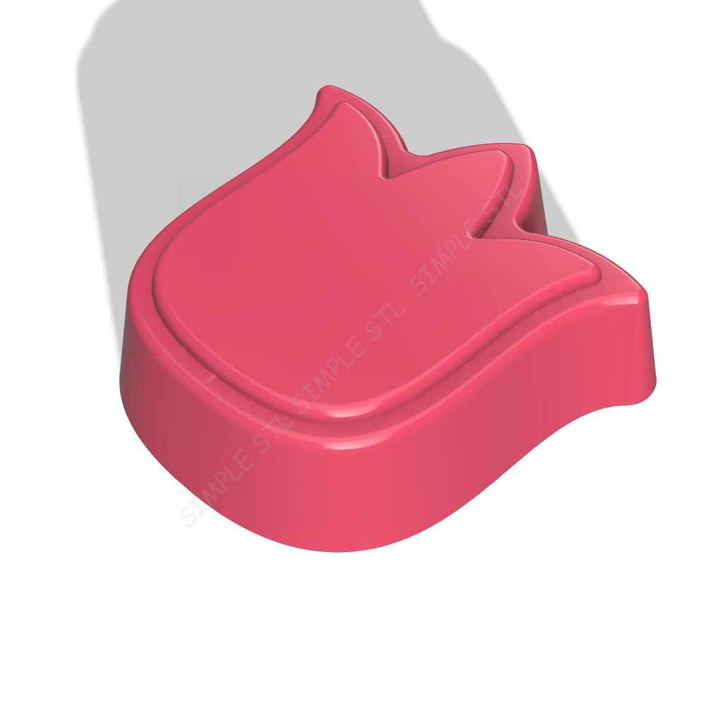 Tulip STL FILE For Vacuum Forming And 3D Printing 1 1