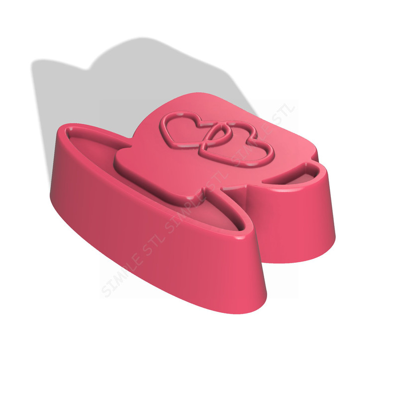 Cup With Hearts STL FILE For Vacuum Forming And 3D Printing 2 1