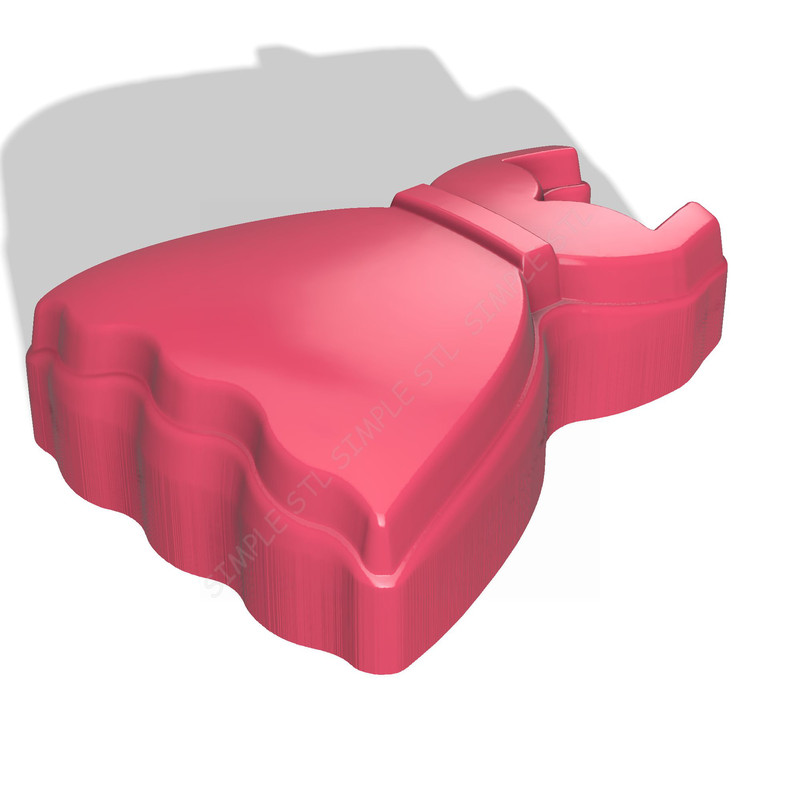 Dress STL FILE For Vacuum Forming And 3D Printing 1