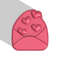 Envelope With Hearts STL FILE For Vacuum Forming And 3D Printing 0