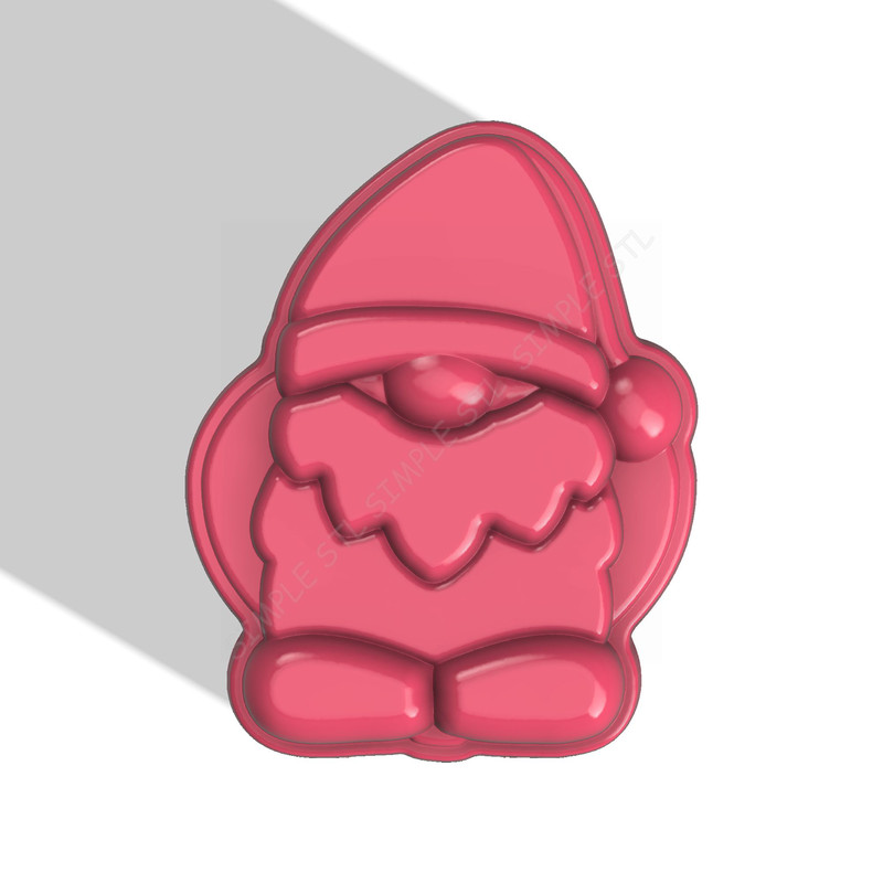 Gnom With Heart STL FILE For Vacuum Forming And 3D Printing 0