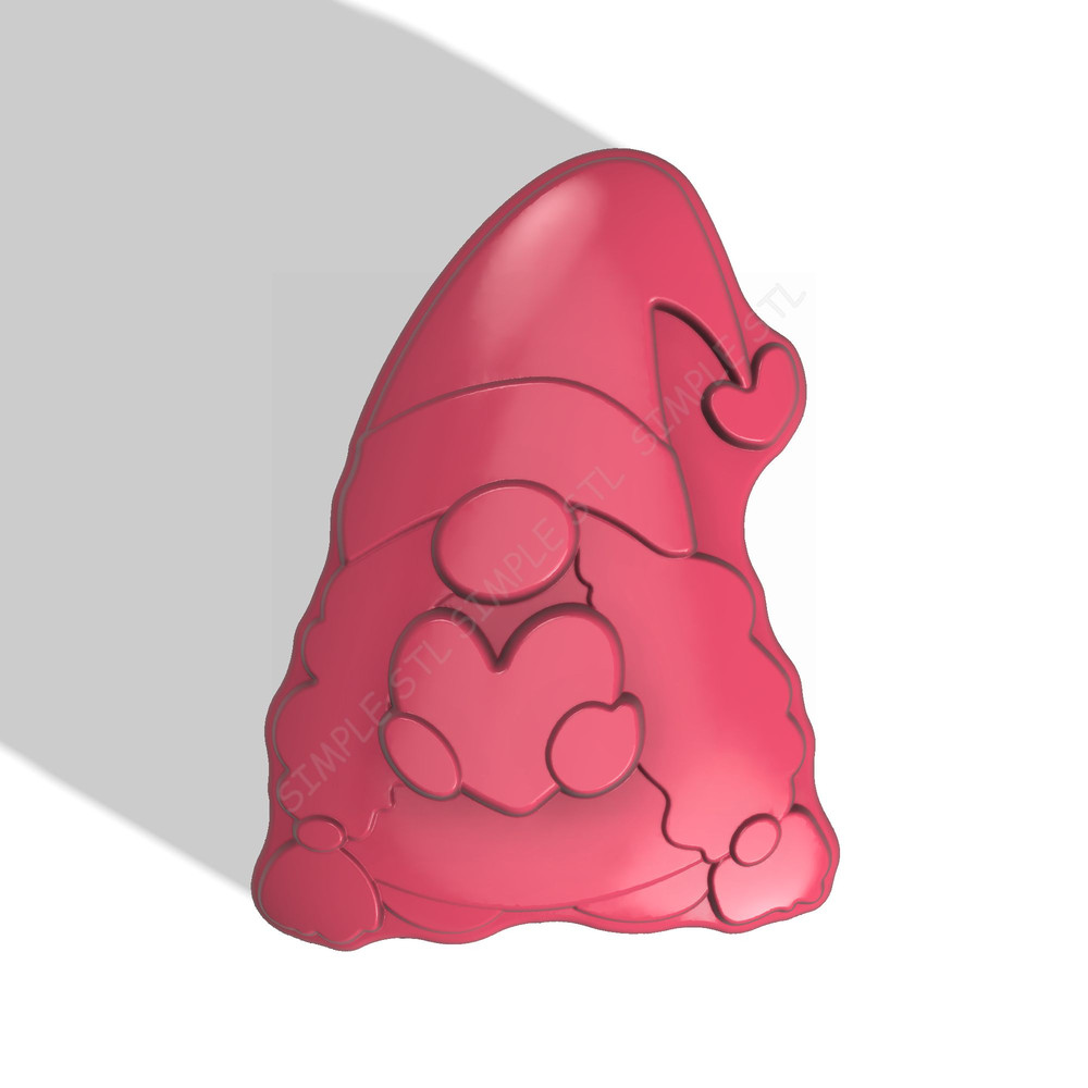 Gnome Girl STL FILE For Vacuum Forming And 3D Printing 0