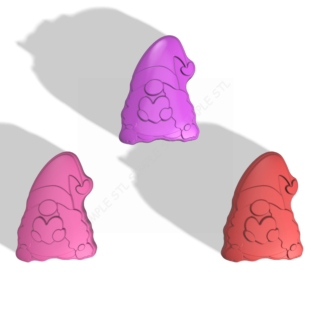 Gnome Girl STL FILE For Vacuum Forming And 3D Printing 2