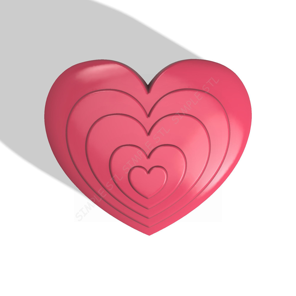 Heart STL FILE For Vacuum Forming And 3D Printing 0