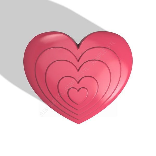Heart STL FILE for vacuum forming and 3D printing | Inspire Uplift