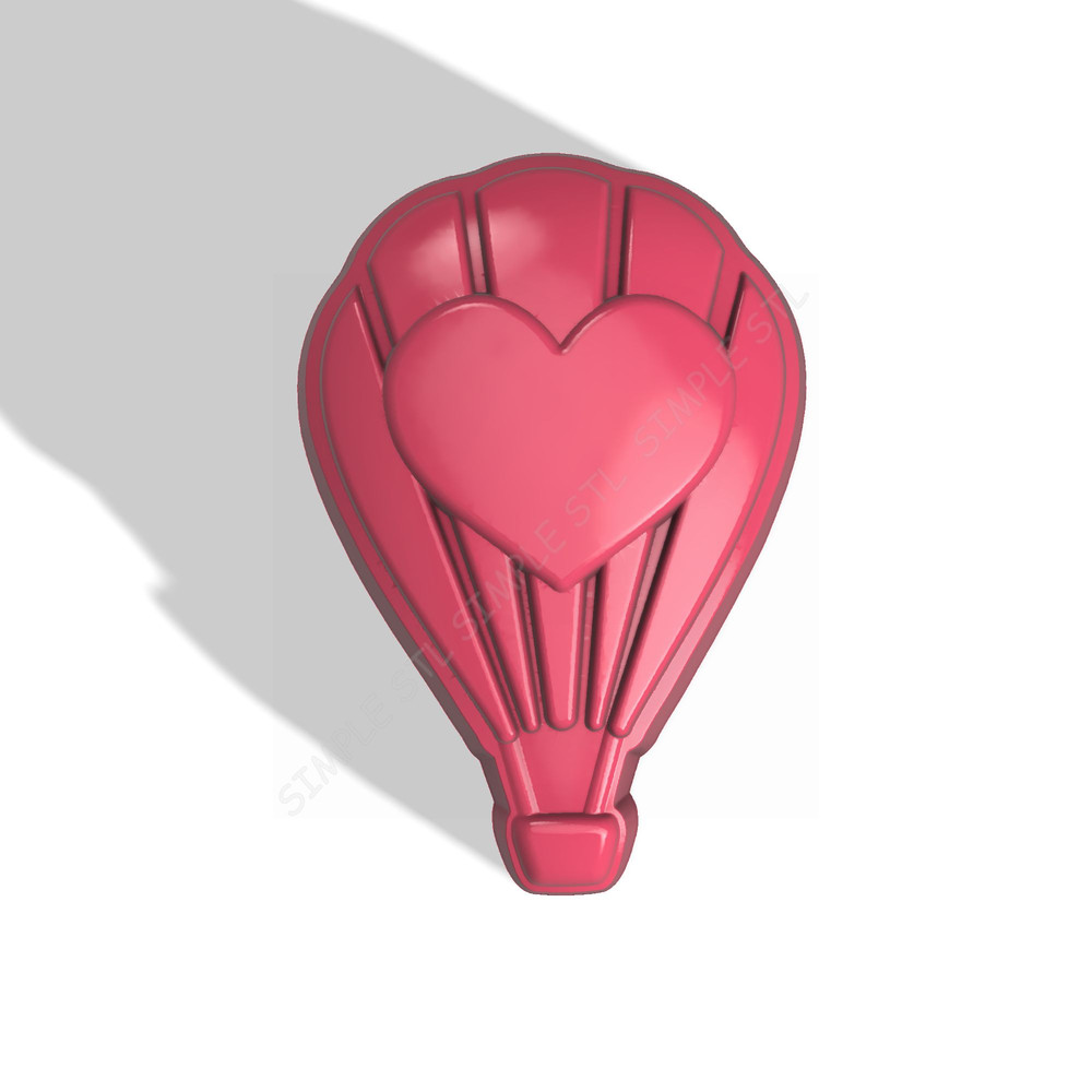 Hot Air Balloon STL FILE For Vacuum Forming And 3D Printing 0