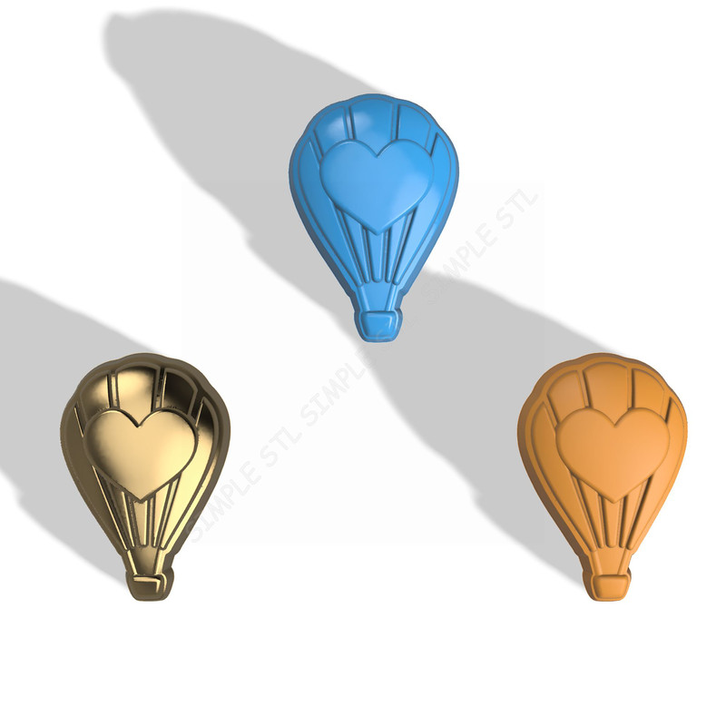 Hot Air Balloon STL FILE For Vacuum Forming And 3D Printing 2