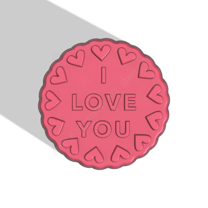 I Love You STL FILE For Vacuum Forming And 3D Printing 2 0