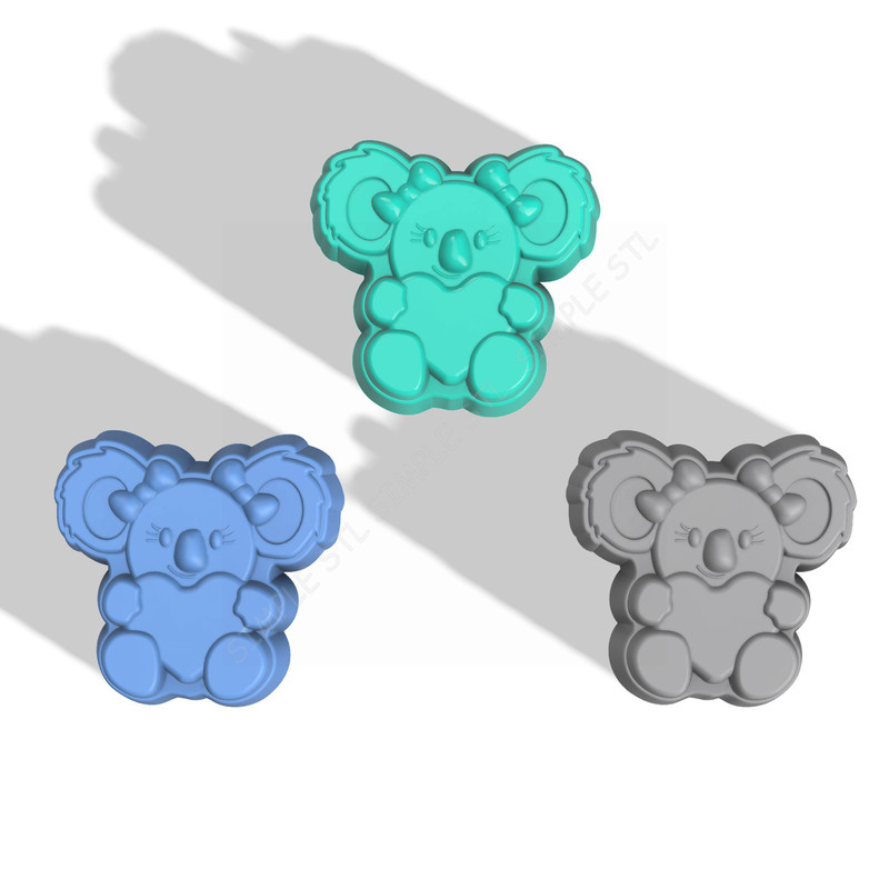 Koala STL FILE For Vacuum Forming And 3D Printing 2