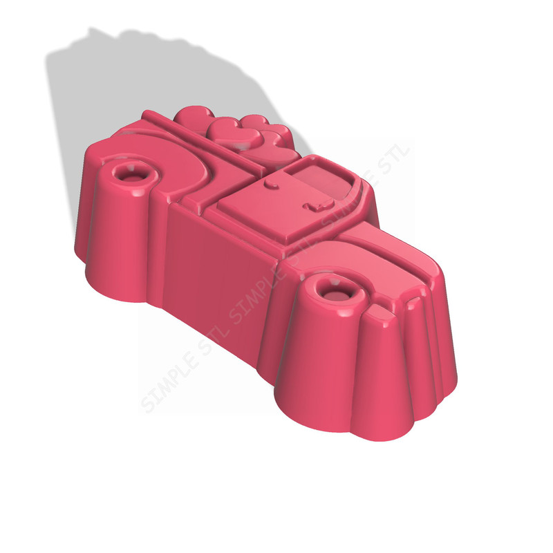 Old Truck STL FILE For Vacuum Forming And 3D Printing 1