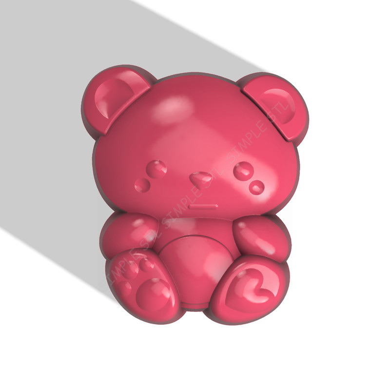 Panda STL FILE For Vacuum Forming And 3D Printing 0