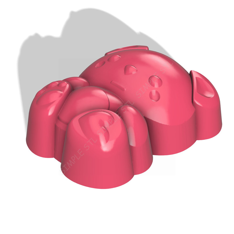 Panda STL FILE For Vacuum Forming And 3D Printing 1