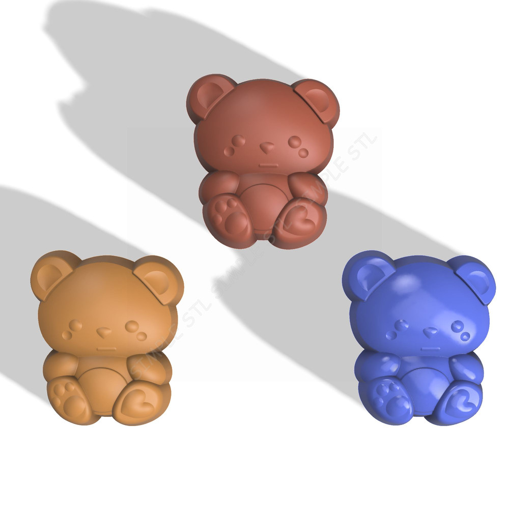 Panda STL FILE For Vacuum Forming And 3D Printing 2